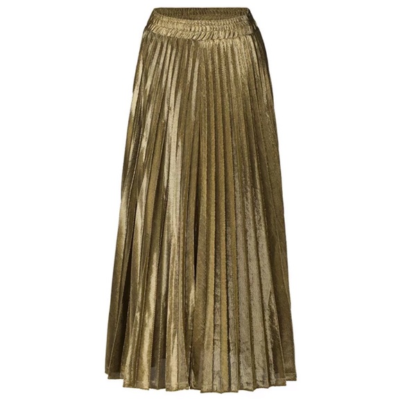 The SAVONNA Metallic Full Skirt - Picture 6 of 11